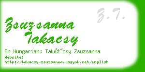 zsuzsanna takacsy business card